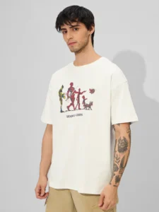 Deadpool White | OVERSIZED FIT T - Shirt